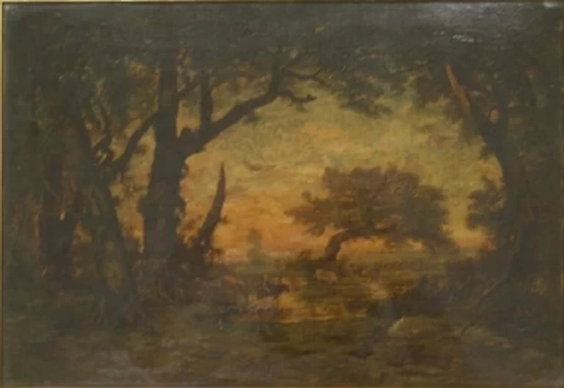 La foresta di Fontainebleau - Museo Glauco Lombardi, Parma